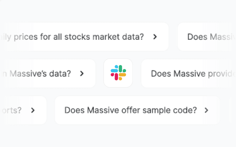 Dedicated Slack channels