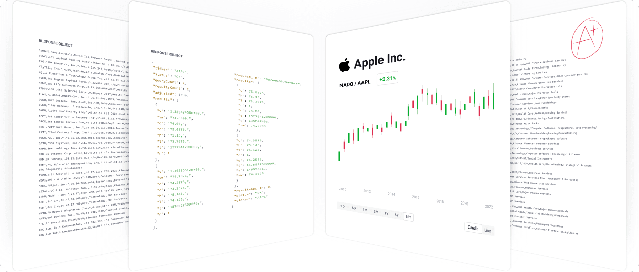 Education market data illustration