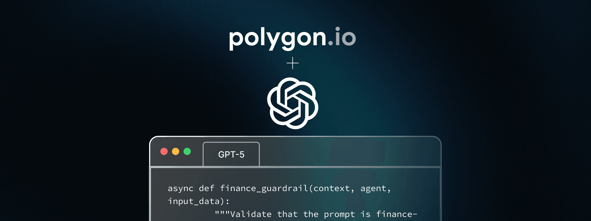 creating stock market reports using open ais gpt 5 and agent sdk with the polygon io mcp server in under 200 lines of code Feature Image