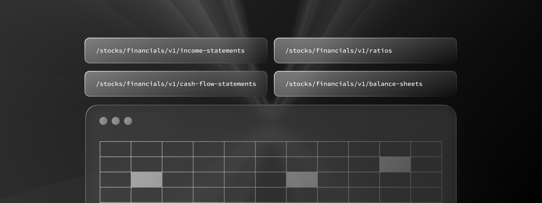 Massive Financials API announcement