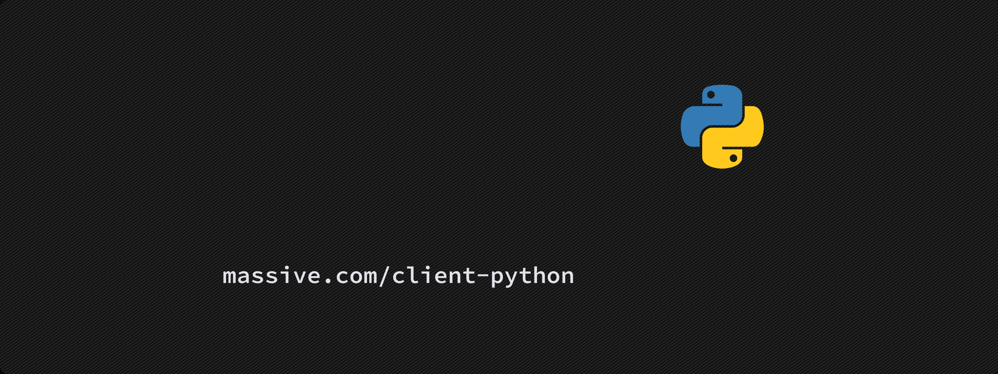Massive + Python: Unlocking Real-Time and Historical Stock Market Data |  Massive